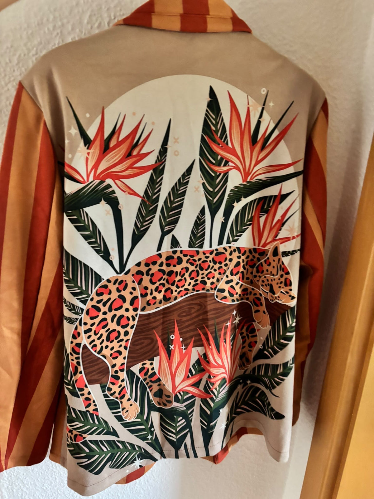 Blazer „Sleeping Tiger“ – Okre & Orange gestreift