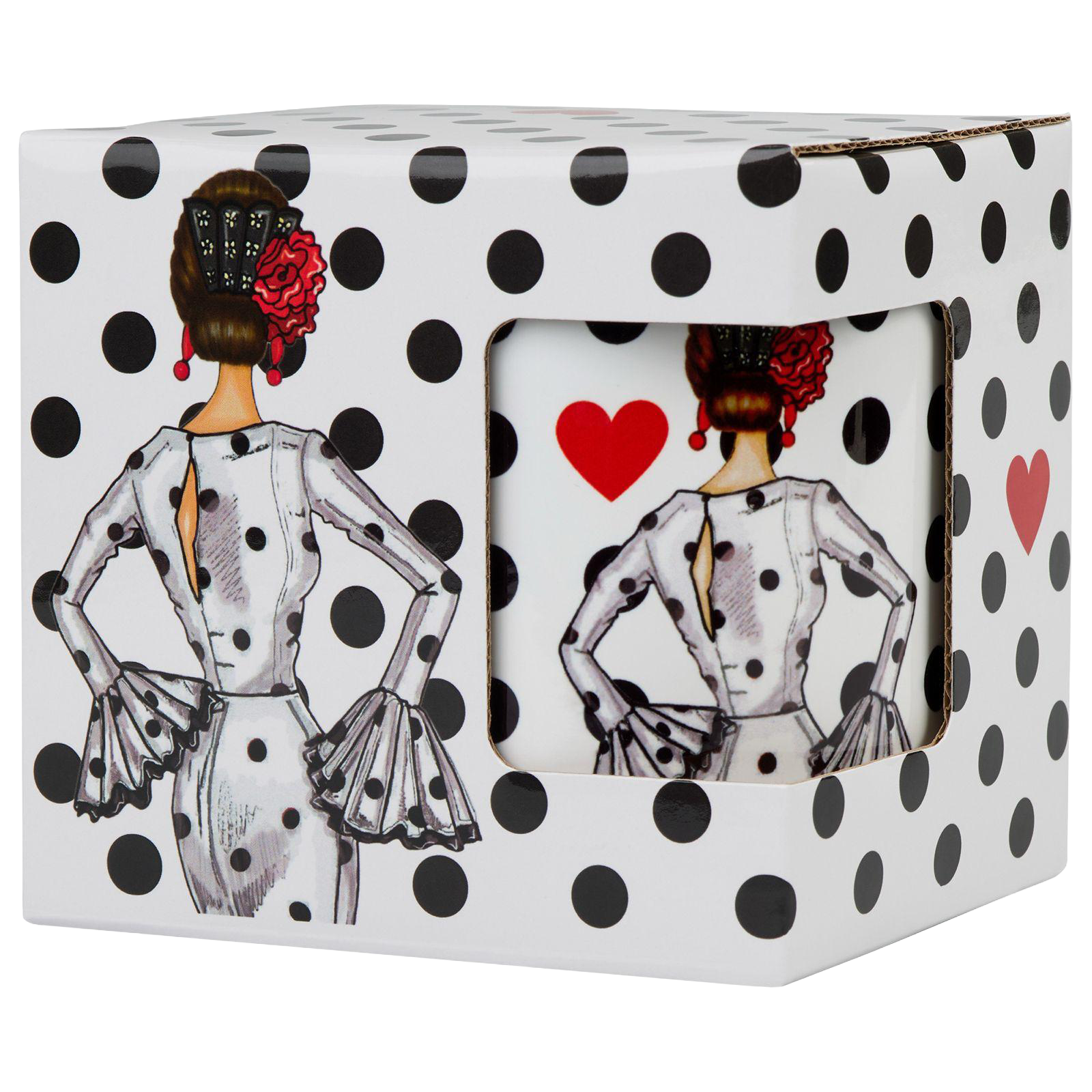 Taza Flamenca de Cerámica 350 ml – Diseño Maria Blanco_exp4