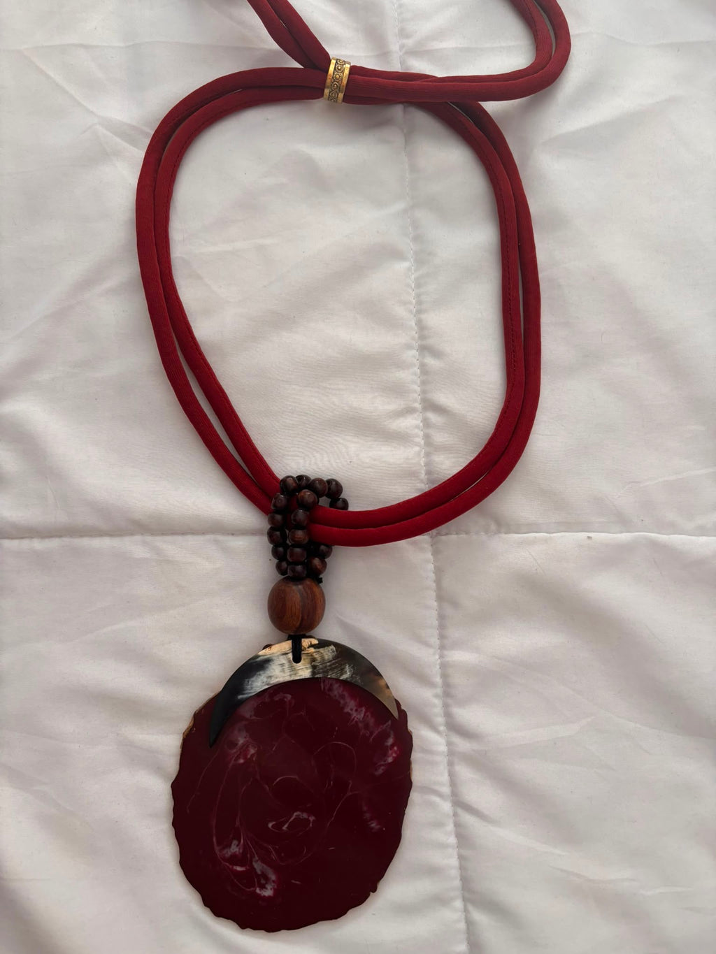 Statement-Kette Bordeaux