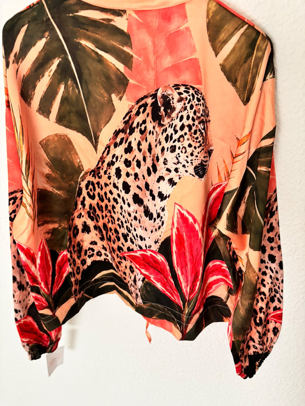 Bomberjacke Leo Tropical – Coral